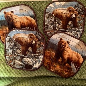 Bear coaster set